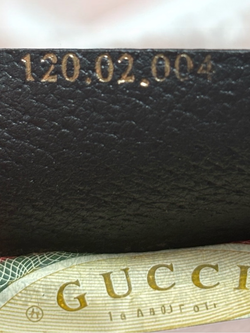 Authentic Gucci Vintage GG Canvas Crossbody with Navy & Red Web Stripe Tassel - Picture 11 of 13